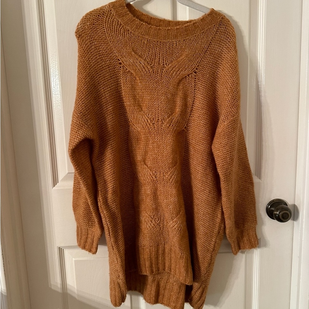 Aerie Extra Small Light Brown Sweater - Very Oversized Fit
